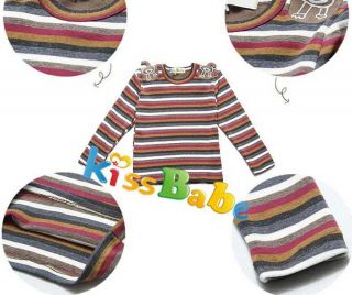 A1141 Boys Kids Baby Clothes Sets Long Sleeve Top Shirt Pants 2pcs OUTFITS0 4Y