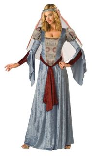 Maid Marian Renaissance Faire Medieval Adult Womens Costume Ancient Goddess Sexy