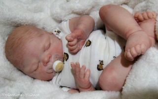 Chubby Reborn Boy Large Newborn Baby Doll Paci Jonah Oarb Rog