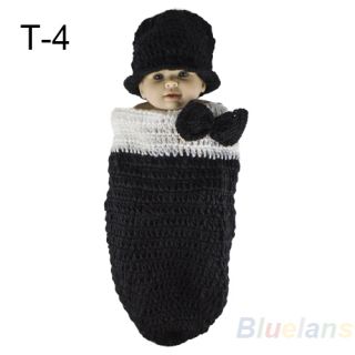 Baby Toddler Photograpy Props Knit Crochet Costume Animals Hat Cap Clothing BI4U