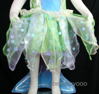 Girls Ariel Mermaid Dress Princess Party Costume 2 3Y