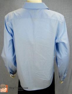 Womens Ralph Lauren Button Down Blue Business Career Dress Shirt Sz L Blouse L48