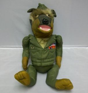 Vintage Matchbox Pooch Troop Ollie Doberman RARE 1980's Stuffed Animal Dog