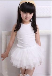 Girl Princess Baby Mini Tutu Dress 6LAYER 2 7Y Tulle Summer Party Skirt Clothing