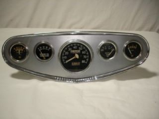 Hot Rat Street Rod Custom Dashboard Gauge Panel Speedometer