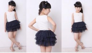 Girl Princess Baby Mini Tutu Dress 6LAYER 2 7Y Tulle Summer Party Skirt Clothing