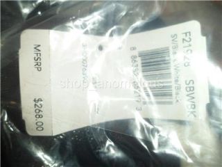 New Coach Signature Stripe Black White Backpack Purse Diaper Bag F21928 $268