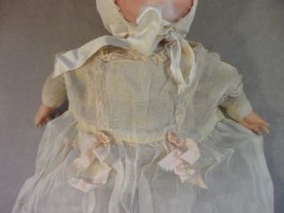 Armand Marseille German Bisque Baby Doll 351 4 Antique Clothes RARE Brown Eyes