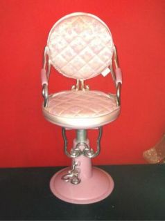 Battat Pink Beauty Salon Chair for 18 inch Doll American Girl Fits Really Works
