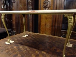 Beautiful Antique Marble Top Coffee Table 07BE096