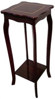 Pedestal Table w Cabriole Legs in Cherry Finish JW 118