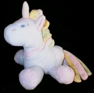 Baby Ganz Soft Plush Unicorn Rattle Toy