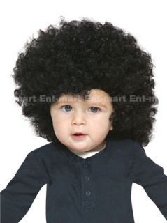 70s Toddler Afro Child Adult Curly Wig Black Cute Costume Party Fun