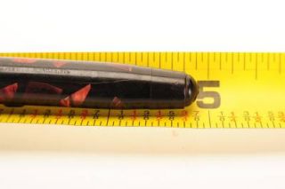 Parker Deluxe Challenger C 1930s Red Black Fountain Pen Without Tip