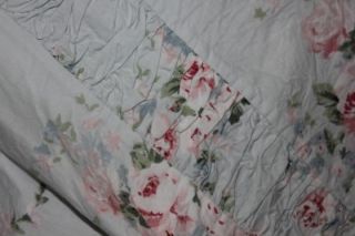 New Rachel Ashwell Chic Quilt Cover Queen not Shabby Retired Print Vintage Bed