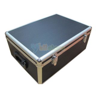 New Hold 500 Pcs Capacity CD DVD Media Storage Aluminum Hard Case Box Organizer