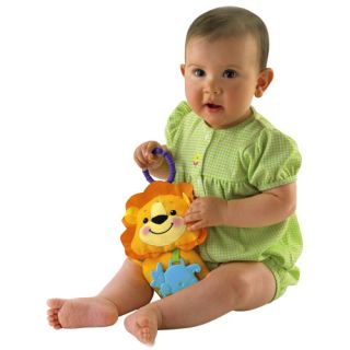 Fisher Price Soft Lion Rattle Baby Toys Teethers New