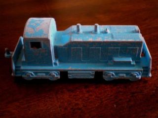 Vintage Midgetoy Locomotive Train Engine Diecast Blue