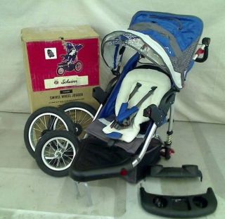 schwinn turismo swivel single jogger