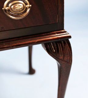 Antique English Mahogany Bureau Butlers Slant Front Desk 