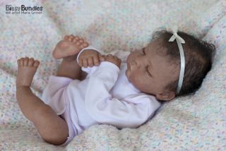 Bitsy Bundles Reborn Maria Le Real Ethnic Baby Girl Doll by Linda Murray