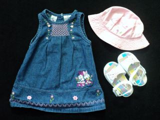 54 Pcs Used Baby Girl Newborn Infant Size 12 18 Months Spring Summer Clothes Lot