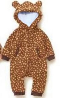 Leopard Newborn Romper Infant Baby Jumpsuit Cartoon Climbing Suit Toddlers Coat