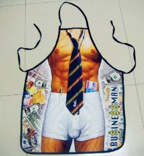 New Super Sexy Funny Muscle Women's Apron Party Cooking Kitchen Businessman Gift