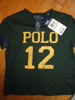 Polo Ralph Lauren Baby Toddler Boy Boys 2 PC Sweatpants LS Shirt 9M $55