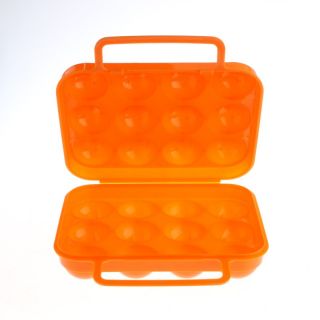 Portable Picnic Camping Plastic Egg Box Carrier 12 Holder Storage Container C