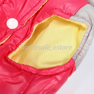 Pet Dog Warm Winter Vest Clothes Jacket Coat Warm Polyester Apparel Costume