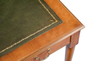 Antique Style Cherry Writing Table Desk on Legs