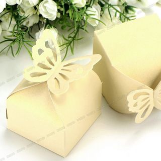 Butterfly Wedding Party Baby Shower Favor Gift Candy Bonbonniere Boxes XTH02