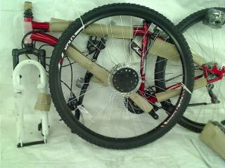 Huffy Men's Bantam Mountain Bike Mirror Red 29 inch Wheels 17" Frame