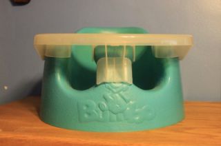 Used Bumbo Light Blue Baby Seat w Tray