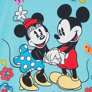 Disney Minnie Mickey Mouse Nightshirt for Girls Size 4 Cute for Valentines
