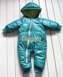 Winter Baby Toddler Grow Bodysuit Romper Onesie Outfit Snowsuit 2 Colors