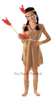 Native American Indian Princess Halloween Costume Thanksgiving Dress Child 91042