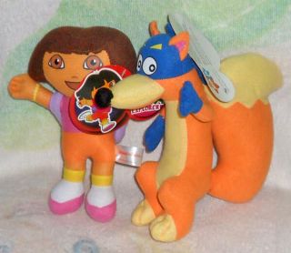 Dora The Explorer Dora Swiper Fox Plush Doll Toy 8"