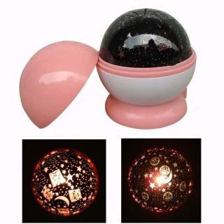 Rotary Cosmos Star Sky Starry Night Projector Light Lamp Romantic Gift 4 Colors