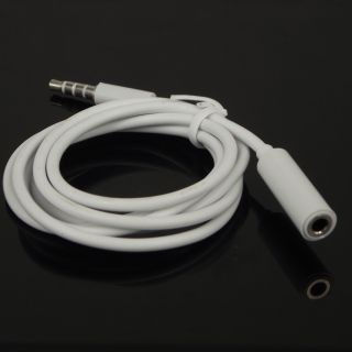 1M 3 5mm Male to Female M F Stereo Audio Headphone Earphone Extension Cord Cable
