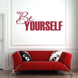 Be Yourself Home Vinyl Wall Art Sticker Quote Decal Lounge Bedroom Decor QU002