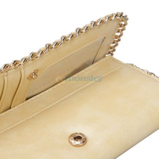 Elegant Ladies Button Long Wallet Cluth Purse Card Coin Bag 4 Colors
