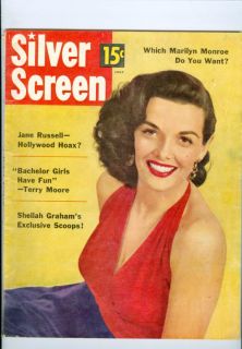 1954 Silver Screen Magazine Jane Russell "The Big Rainbow" Which Marilyn Monroe