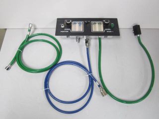 Porter MXR 1 Nitrous Oxide Oxygen Anesthetic N2O Flowmeter Cabinet Mount Dental