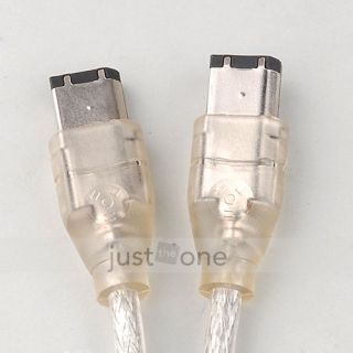 Firewire IEEE 1394 6 Pin Adapter Converter Cable 1 5M 150cm PC DV Camera New