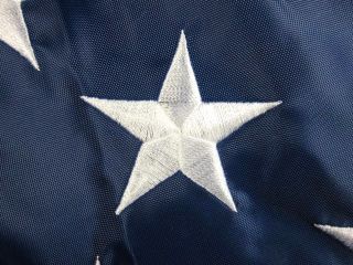 Nylon American Flag 3x5 Embroidered Stars Sewn Stripes US USA High Quality New