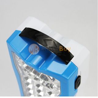 New Mini Portable 15 LEDs Blue Outdoor Camping Emergency Lamp Light Night Torch