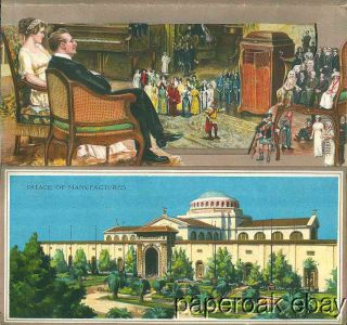 1916 Victor Talking Machine Company at 1915 Panama Pacific Expo Folding Postcard