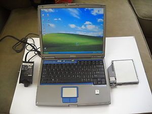 Dell Inspiron 600M Laptop 1 4GHz 512MB RAM 56GB HD XP OFC 2007 EX Floppy Drive